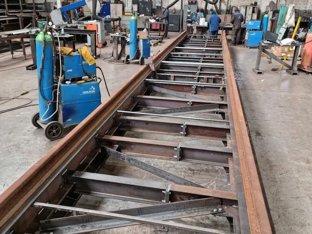 Beam fabrication underway in MSR's Bootle workshop